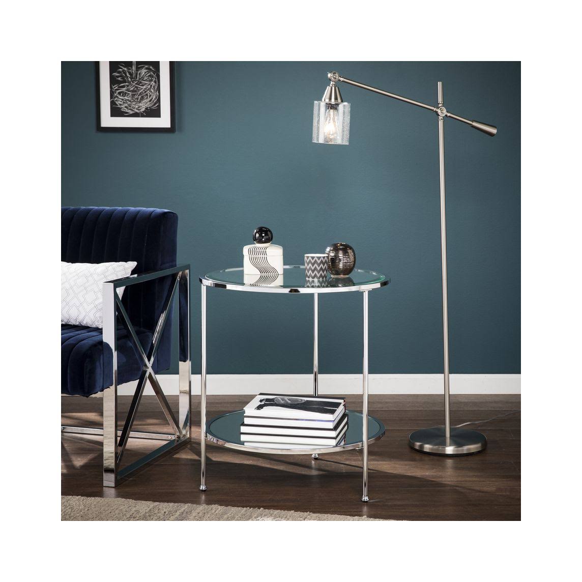 Chrome End Table Q429909