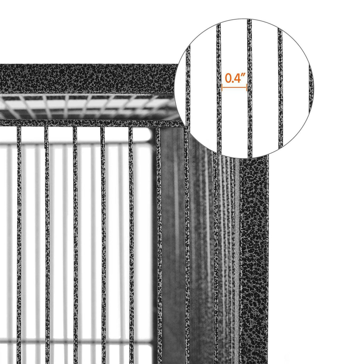 Metal Bird Cage with Rolling Detachable Stand S708