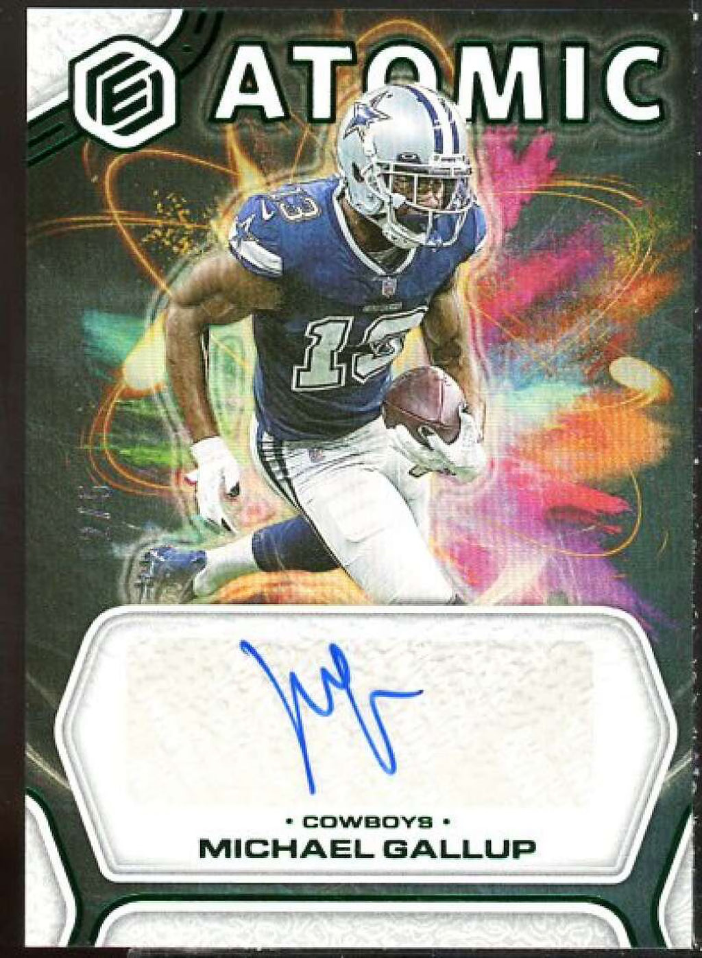 2022 Panini Elements Atomic Autographs Neon Card W49013