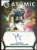 2022 Panini Elements Atomic Autographs Neon Card W49013