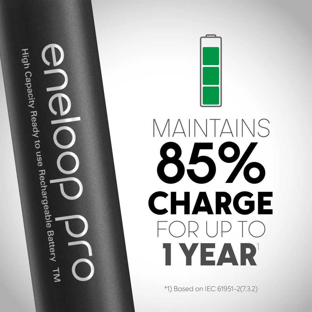 8-Battery Pack AA Rechargeable Batteries S58601