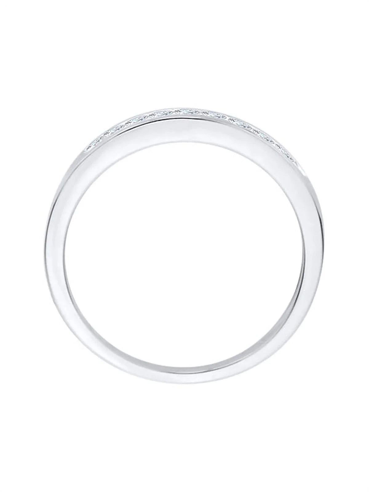 10K Gold Diamond Wedding Band Q3057