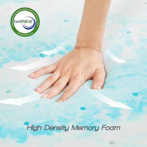 3 Inch Thick Gel Infused Memory Foam Mattress Topper King N46850