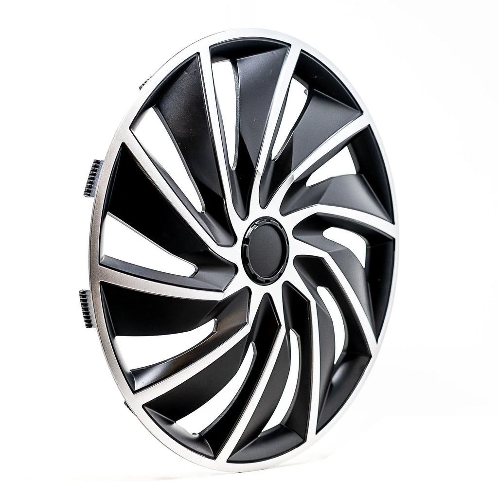 16" Silver & Black Wheel Covers, Set of 4 C161688