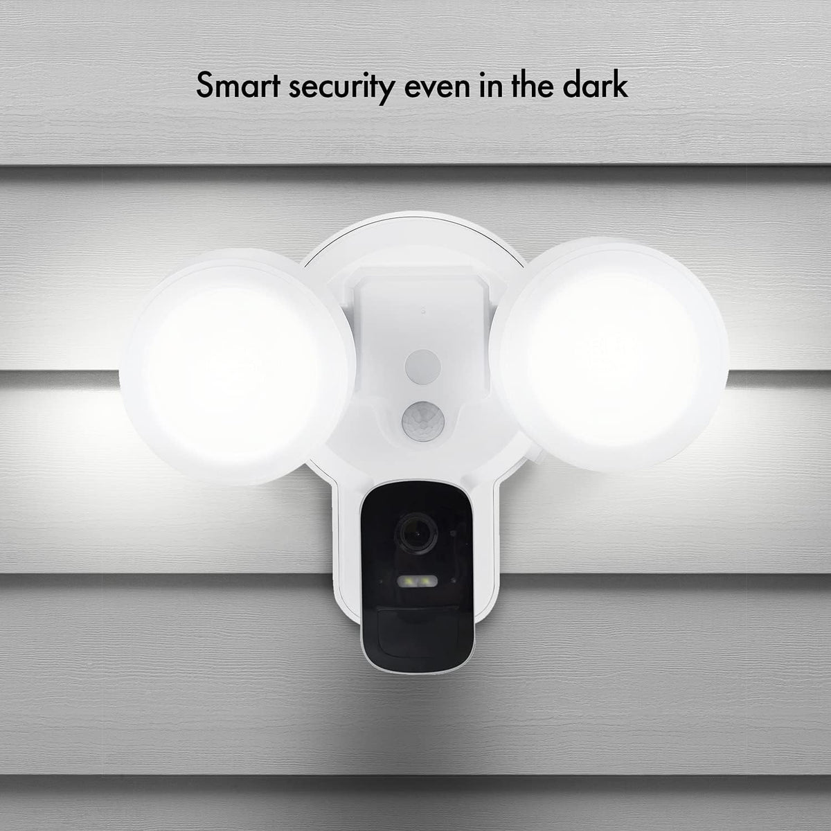 3-in-1 Wired Floodlight, Charger and Mount 2000 lumens White D537