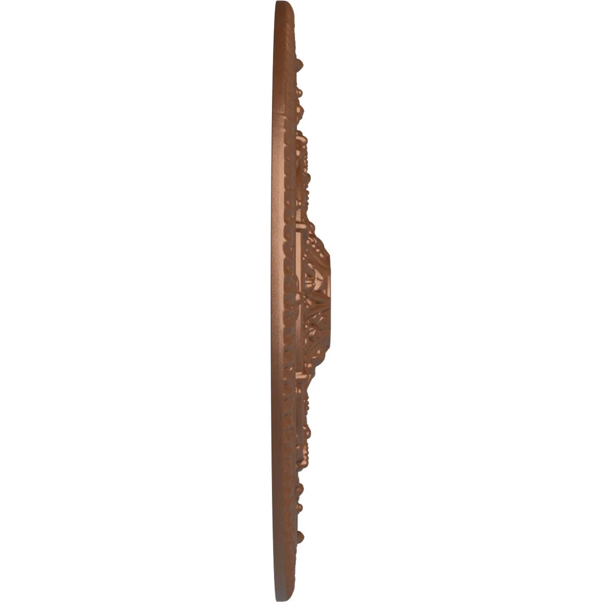 Naple Ceiling Medallion, Hand-Painted Polished Copper R748