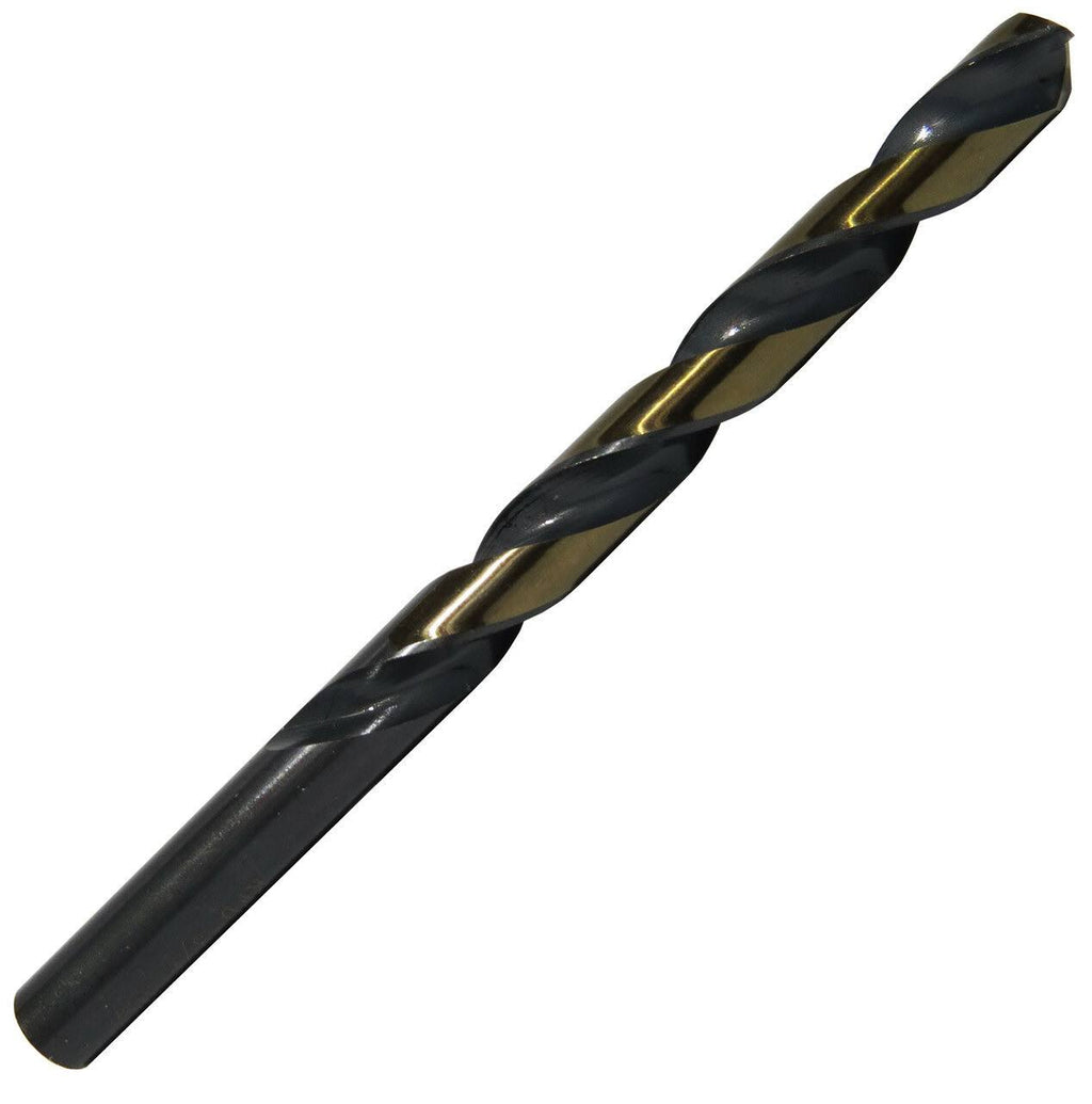 13.00mm HSS Black & Gold Split Point Jobber Length Drill Bit, Pack of 6 J482