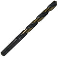 13.00mm HSS Black & Gold Split Point Jobber Length Drill Bit, Pack of 6 J482