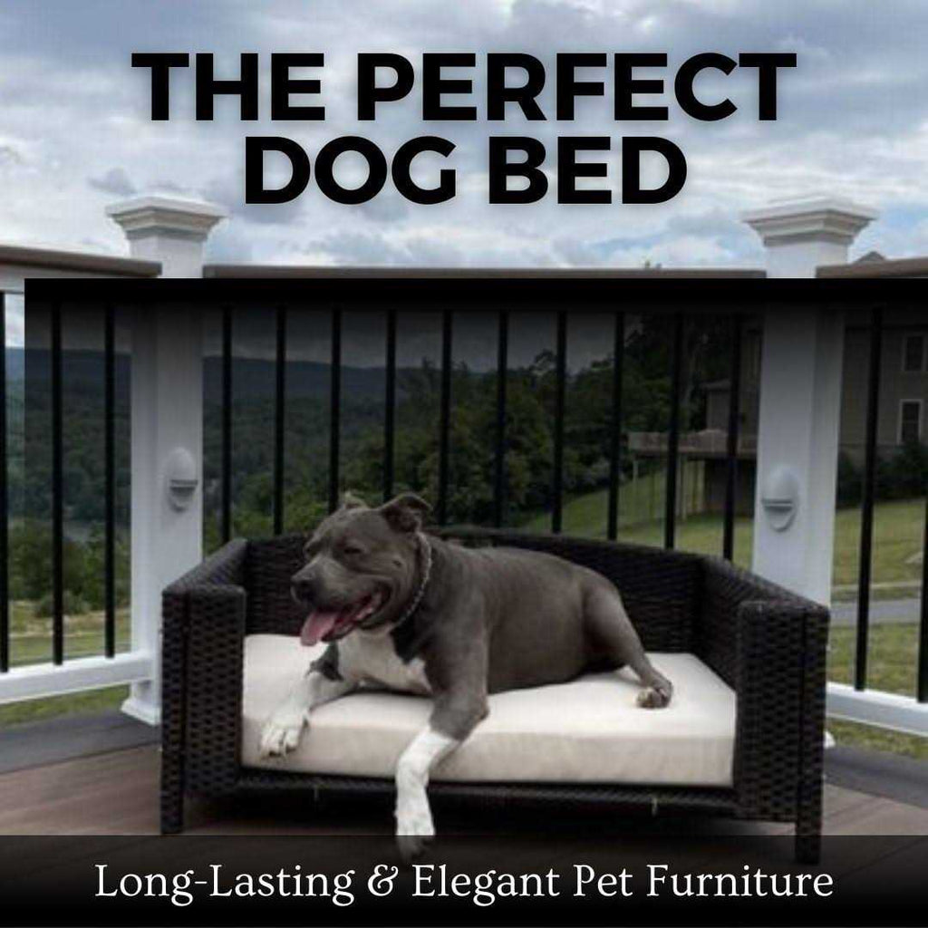 Rattan Rectangular Pet Sofa K1342