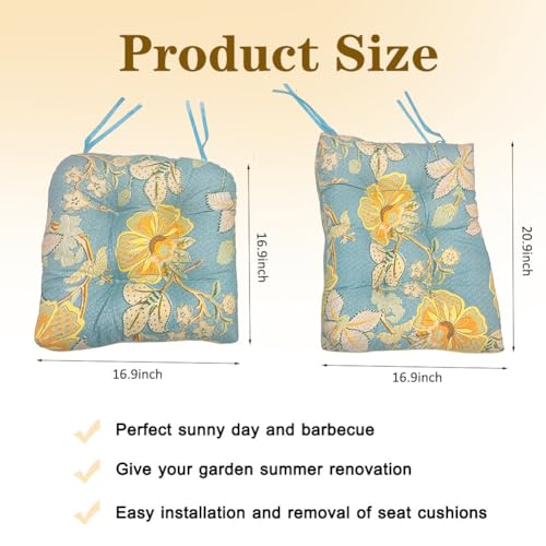 Rocking Chair Cushion Set with Ties V9113