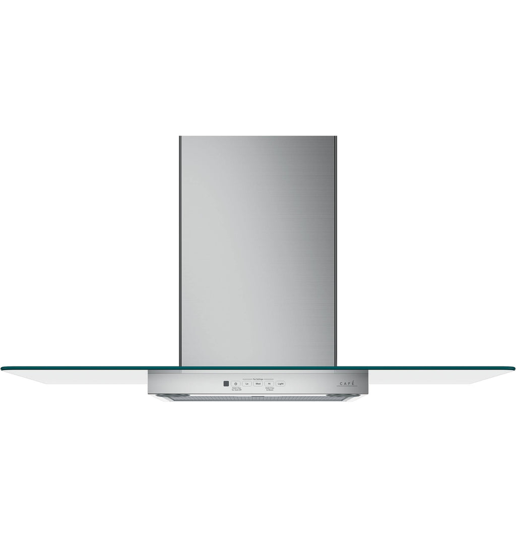 36x22 Wall-Mount Glass Canopy Chimney Hood I9483