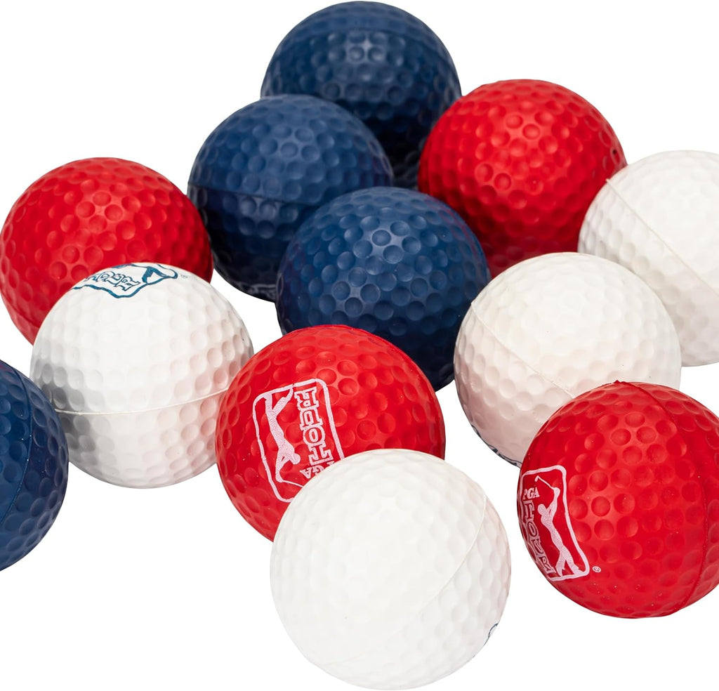12 Pack Soft Foam Practice Golf Balls with Carry Bag R7168
