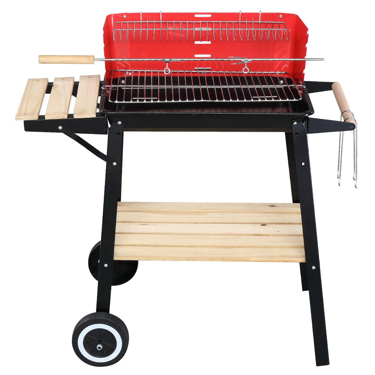 Charcoal Grill with Wheels V942094