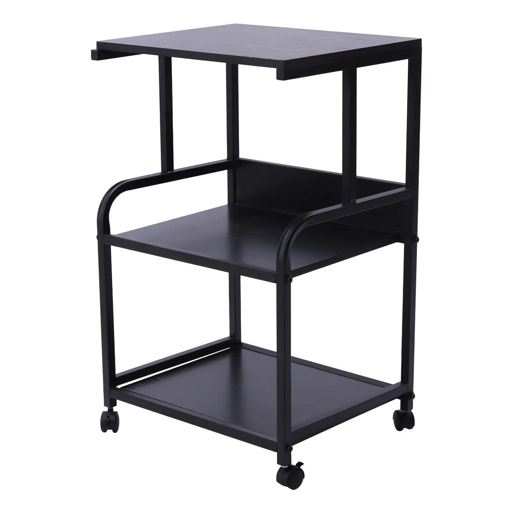 3 Tier Printer Stand Rolling Cart Storage Shelf with Wheel A17607