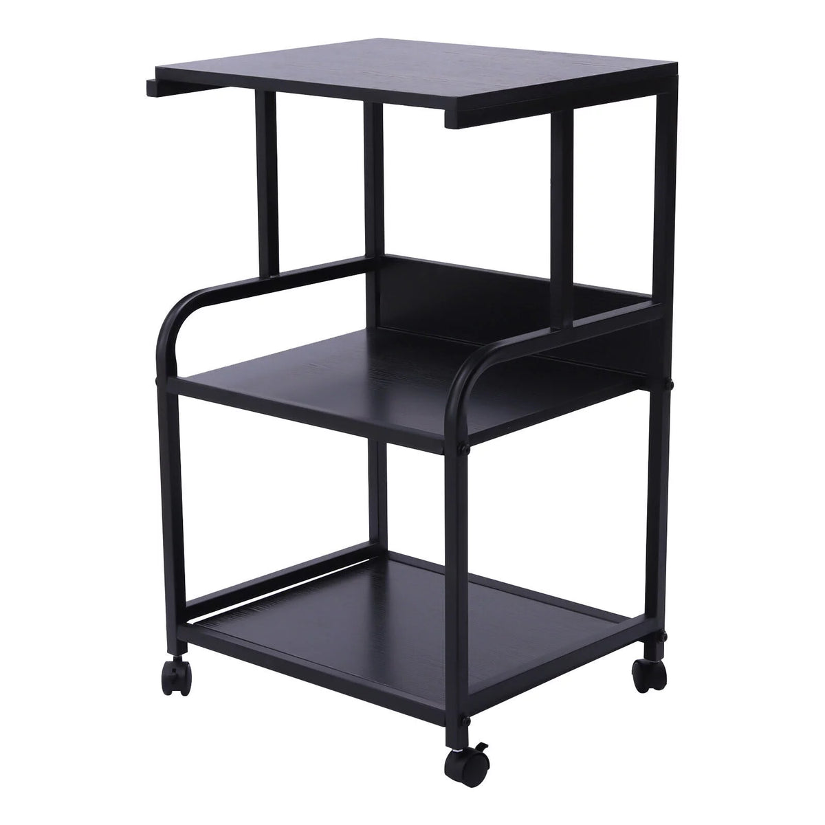 3 Tier Printer Stand Rolling Cart Storage Shelf with Wheel A17607