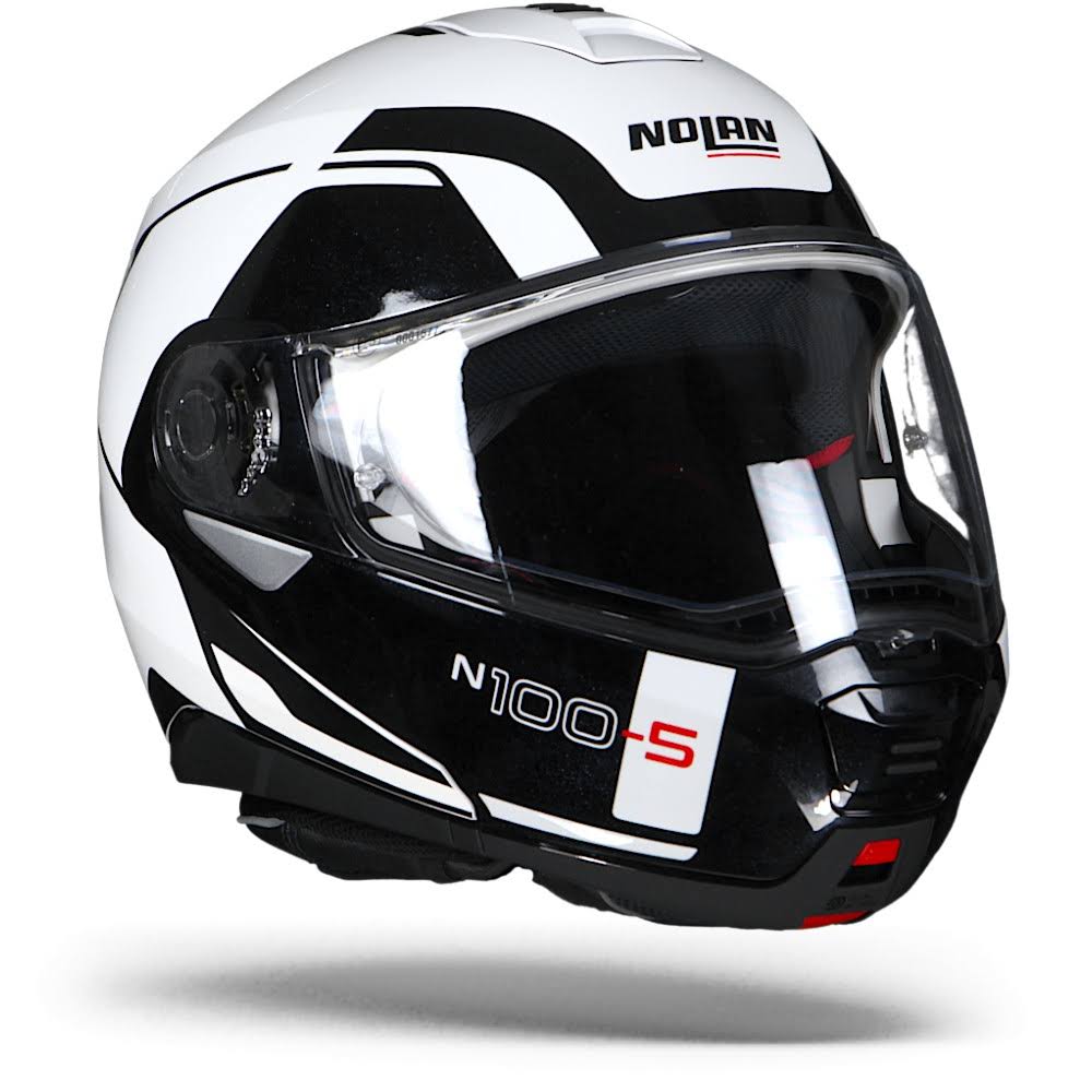 Metal White Motorcycle Helmet D544636