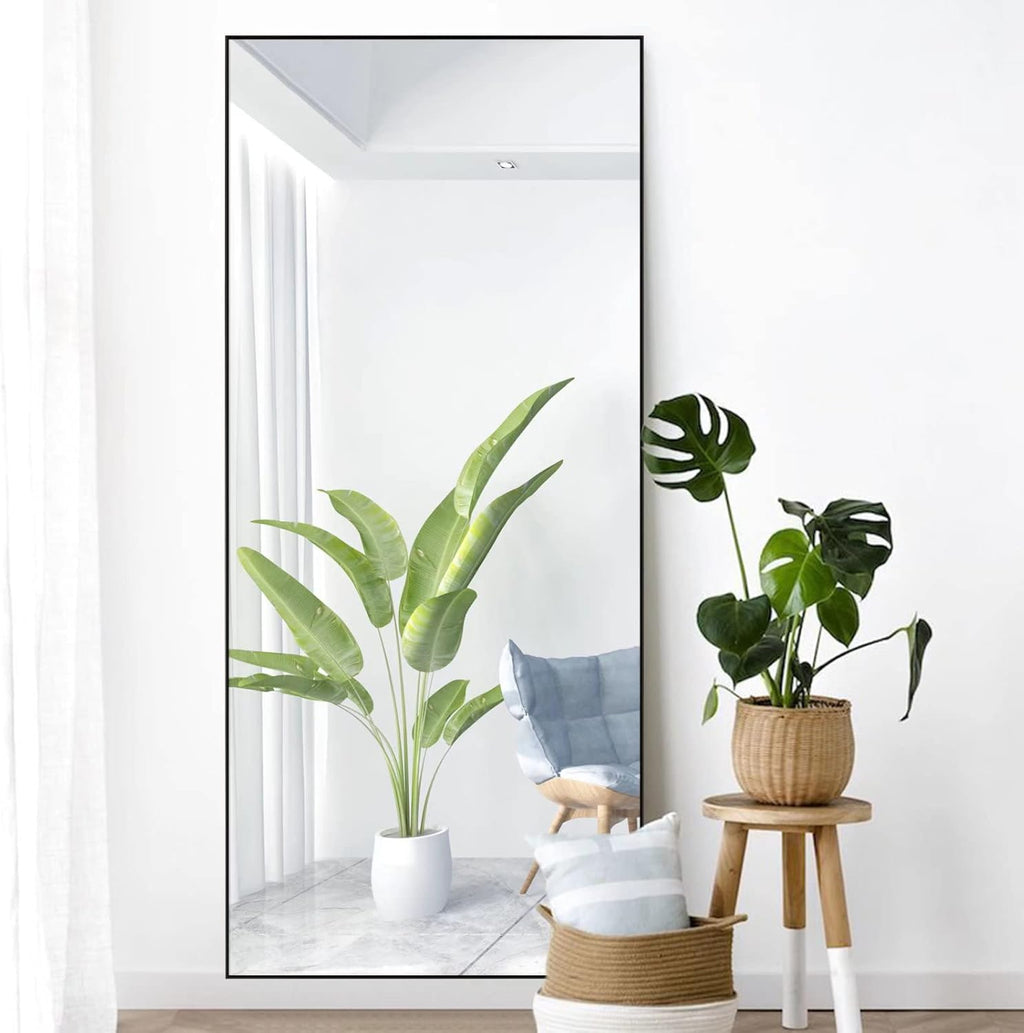 Gold Aluminum Alloy Frame Full Length Floor Mirror I1919