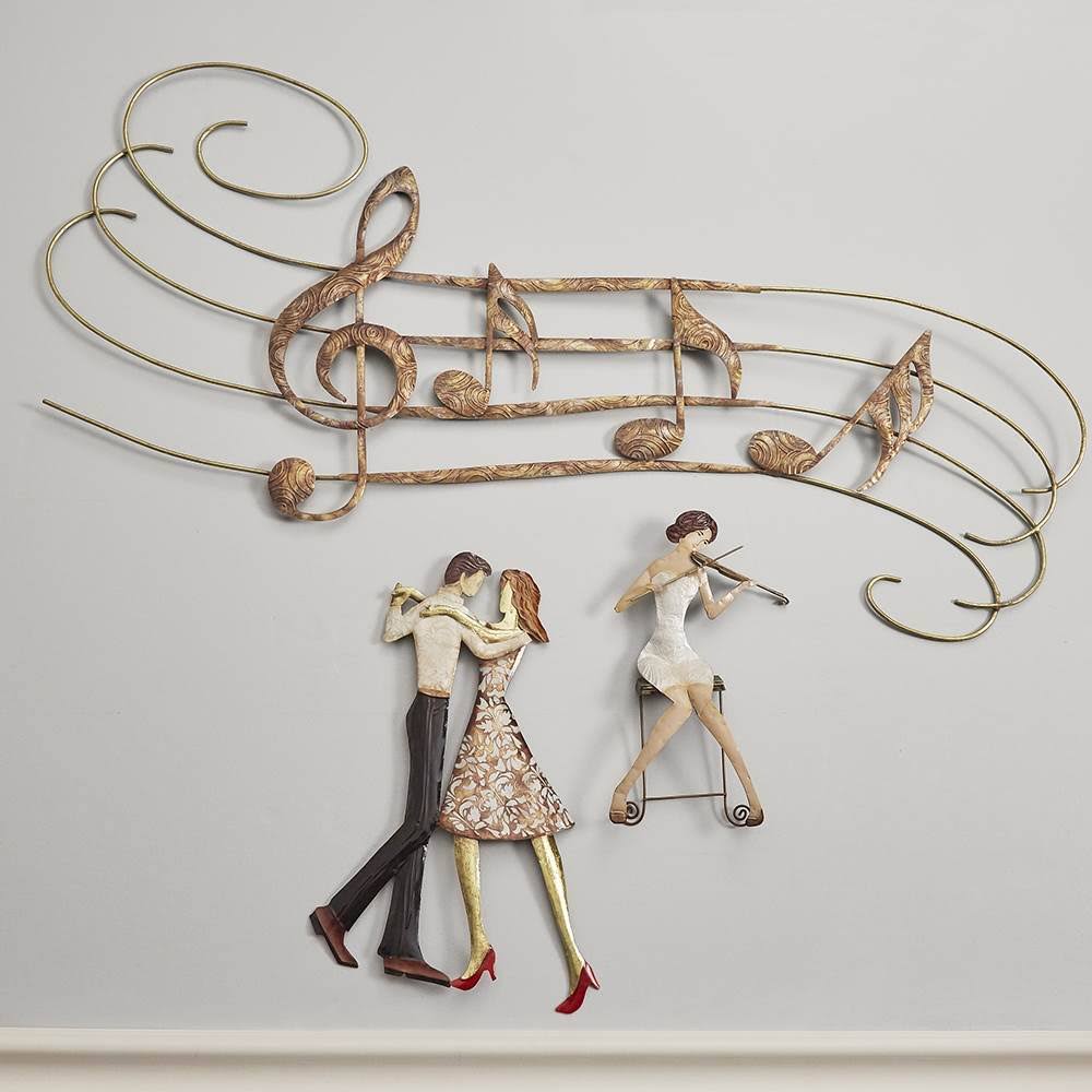 Large Musical Notes Wall Decor P626112
