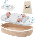 Baby Changing Basket with Waterproof 2 Diaper Pads and Removable Cover D471