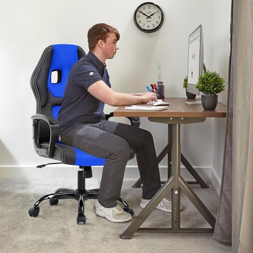 Gaming Chair with Lumbar Support and Adjustable Height L41551