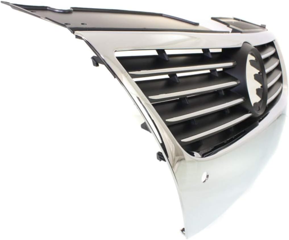 Chrome Shell Black Insert Grille Assembly for Volkswagen Passat 2006-2010 T9399