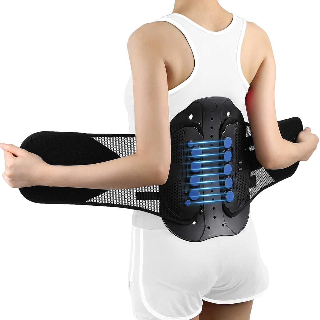 Lumbar Lower Back Brace LSO Support Waist Sacral Orthosis (X-Large) U2739