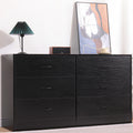 Black 6 Drawer Dresser G161414