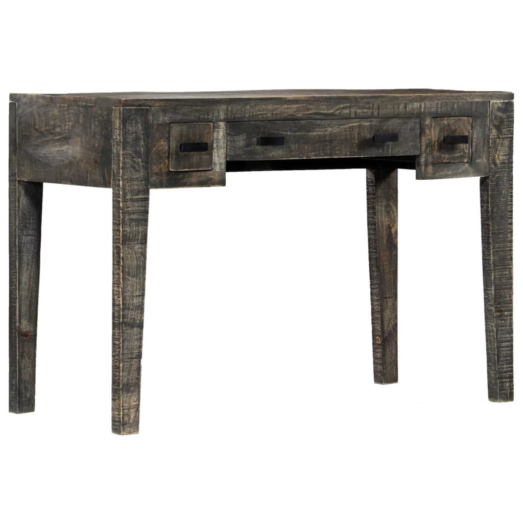 Black Computer Desk with 3 Drawers D289545