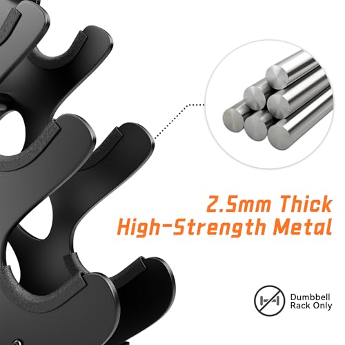 Compact Dumbbell Rack Stand with Anti-Slip Pads A741780