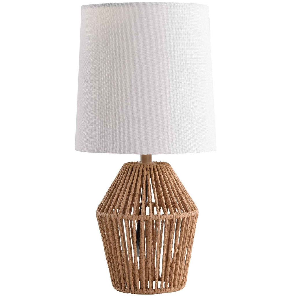Mini Rattan Table Lamp with Shade Q78553