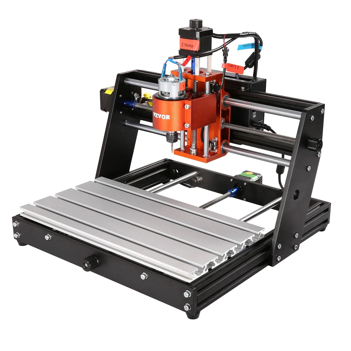 CNC Router Machine, 60W, 3 Axis, 11.8 x 7.87 x 2.36 in Working Area S5682