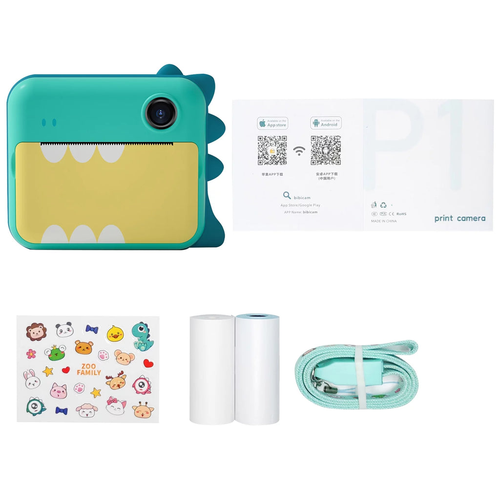 32GB Instant Photo Printer 2.4 inch IPS Screen N292