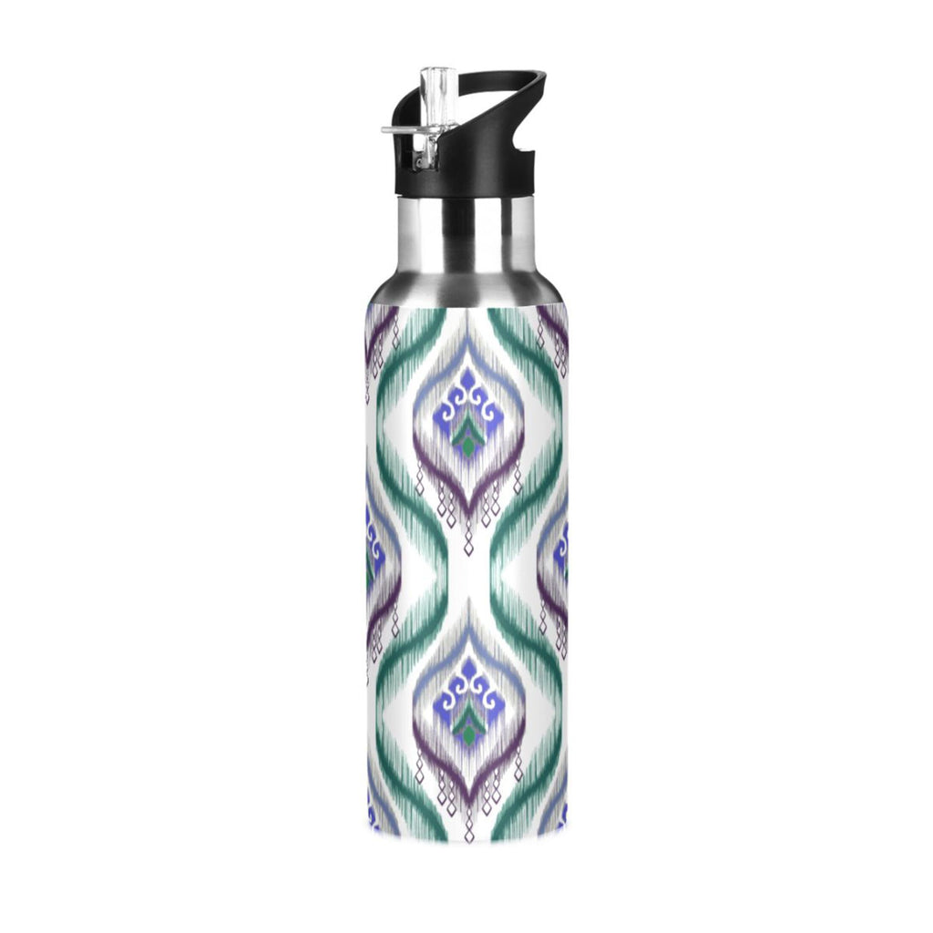 20 oz Stainless Steel Insulated Water Bottle with Straw Lid O28953