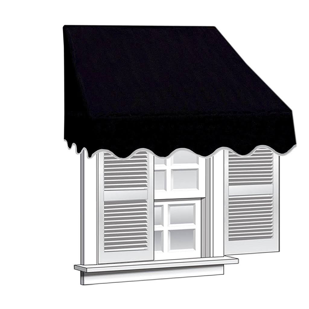 Window Canopy Awning 6 x 2 Feet Green N984