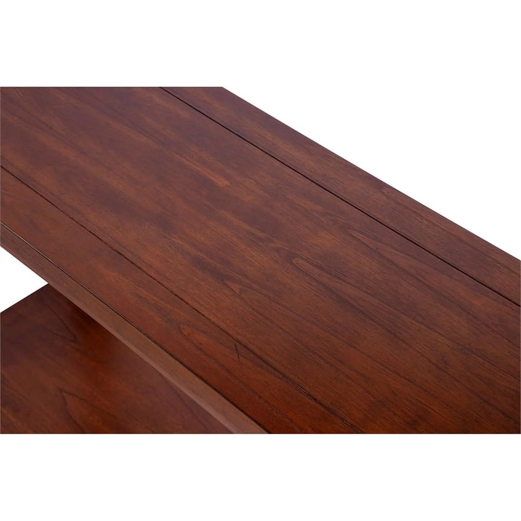 Cherry Wood 1-Shelf Console Table H673