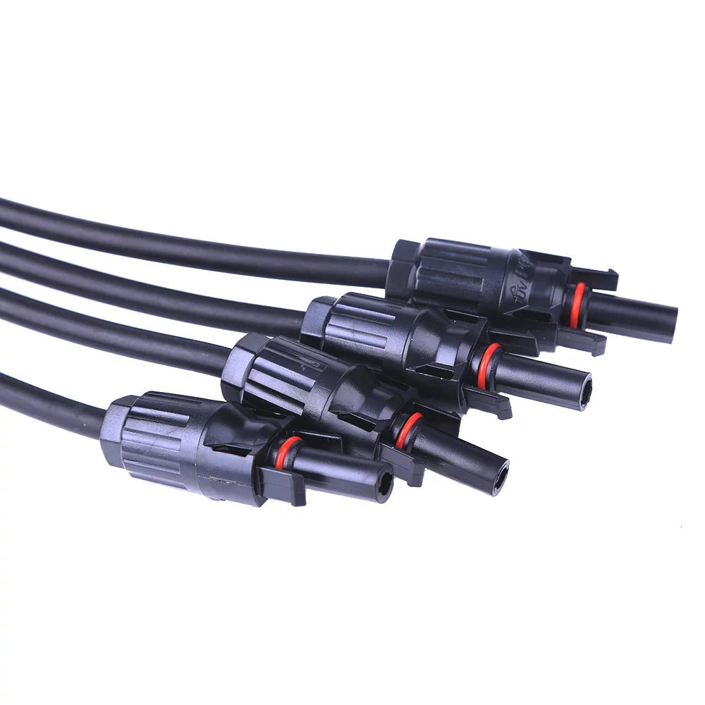 Y Type 1 to 4 MC4 Solar Panel Cable Connectors 30A H3381