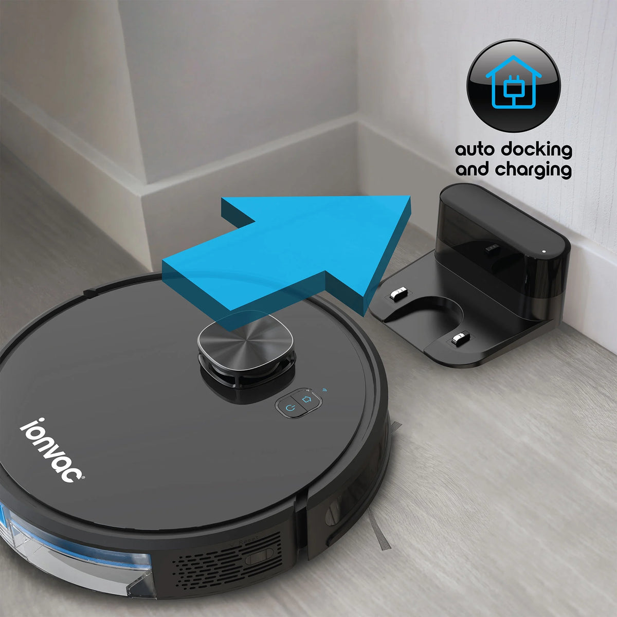 Wi-Fi Laser Mapping Robot Vacuum Cleaner A455015