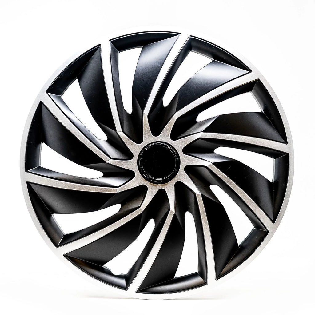 16" Silver & Black Wheel Covers, Set of 4 C161688