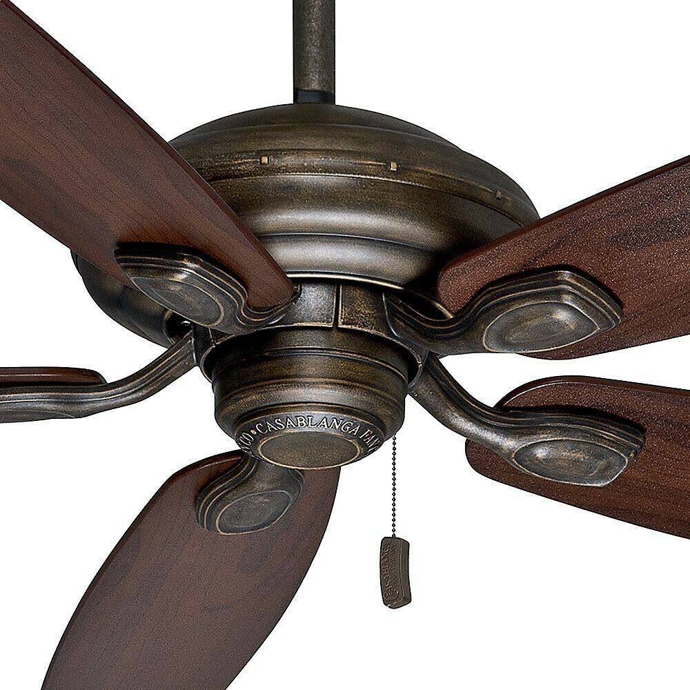 52x22 Ceiling Fan with Black Mahogany Blades R17395