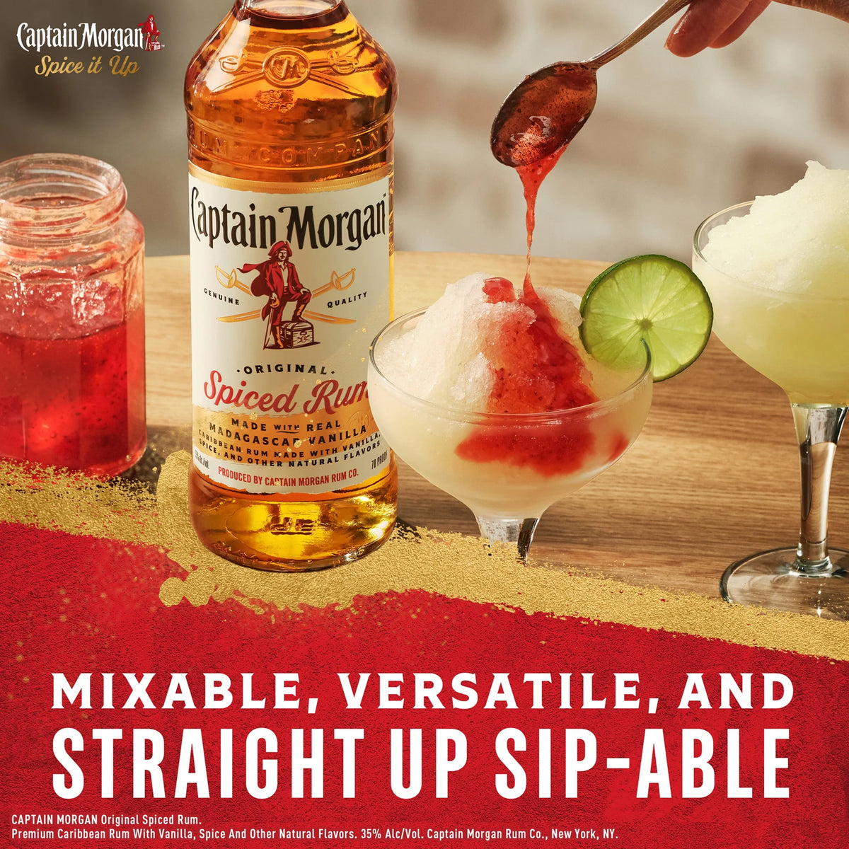 Original Spiced Rum, 750 mL, 35% ABV A212227