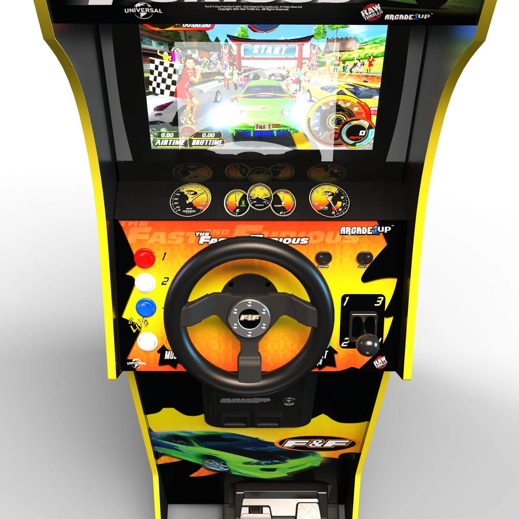 Deluxe Arcade Game with 5-foot-tall Stand-up Cabinet, 2 Classic Games, and 17-inch LCD Screen H35738