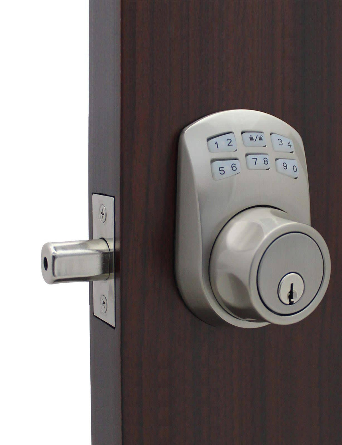 Slim Line Electronic Keypad Deadbolt Lock T64282