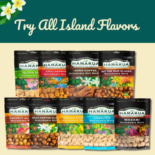 Sweet Glazed Coconut Dry Roasted Half and Whole Macadamia Nuts W1499