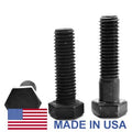 1/4 inch-28 x 3 inch Grade 5 Hex Cap Screw Black Oxide I86439