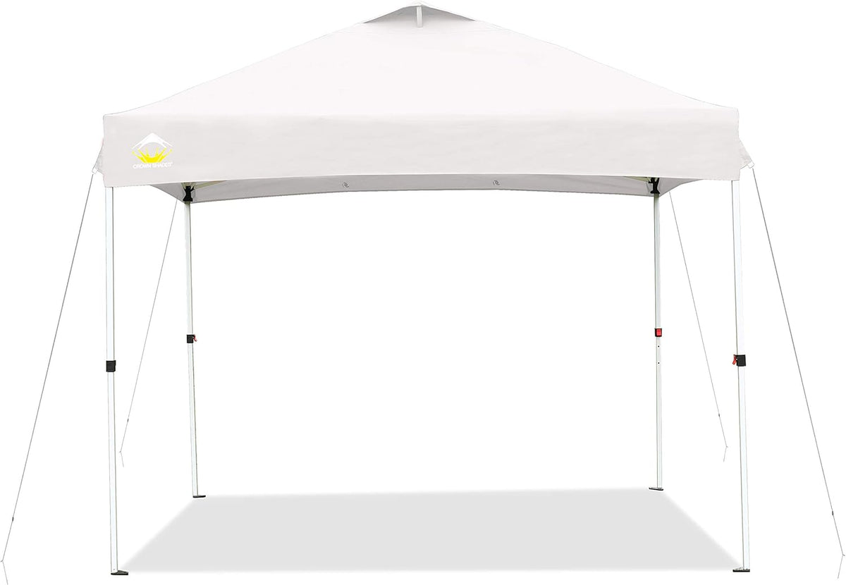10x10 Pop up Canopy with Wheeled Carry Bag, Beige E8634