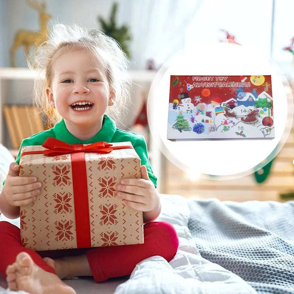 27PCS Christmas Pop Bubble Sensory Fidget Toy Pack M2733
