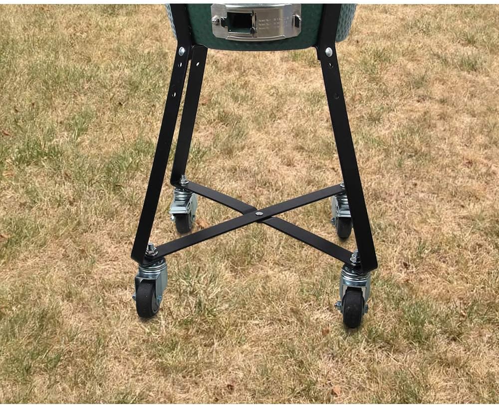 Rolling Cart with Heavy Duty Locking Caster Wheels Powder Coated Steel A475