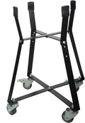 Rolling Cart with Heavy Duty Locking Caster Wheels Powder Coated Steel A475