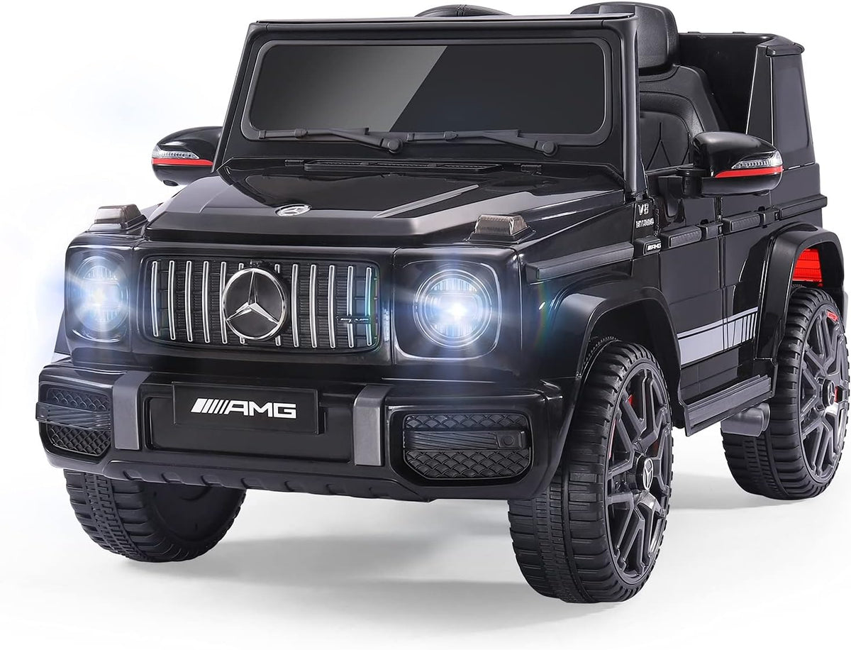 White 12V Ride On Car with Remote Control Y455
