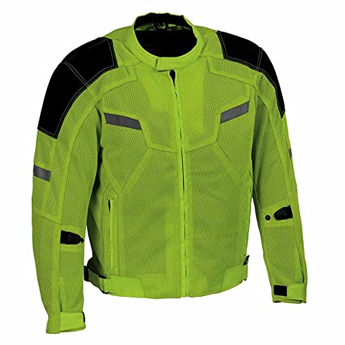 Black CE Armored Textile Motorcycle Jacket S9923